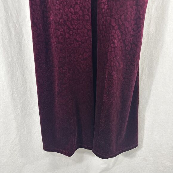 Rewind Red Velvet Cheetah Print Babydoll Mini Dress Womens Size XL Party Whimsy - Picture 5 of 10